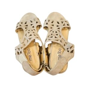 Me Too | Beige Strappy Sandals | Size 7M